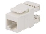 Cable - Connectique Pour Peripherique Connecteur RJ45 femelle Cat.6 - Blanc