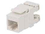 Cable - Connectique Pour Peripherique Connecteur RJ45 femelle Cat.6 - Blanc