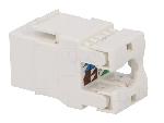 Cable - Connectique Pour Peripherique Connecteur RJ45 femelle Cat.6 - Blanc