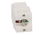 Cable - Connectique Pour Peripherique Connecteur RJ45 femelle Cat.6 - Blanc