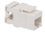 Cable - Connectique Pour Peripherique Connecteur RJ45 femelle Cat.6 - Blanc