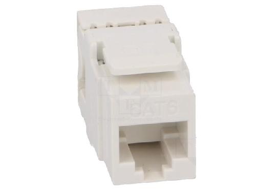 Cable - Connectique Pour Peripherique Connecteur RJ45 femelle Cat.6 - Blanc