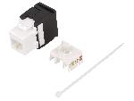 Cable - Connectique Pour Peripherique Connecteur RJ45 femelle Cat.6 - Noir