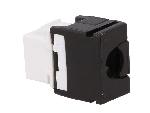 Cable - Connectique Pour Peripherique Connecteur RJ45 femelle Cat.6 - Noir
