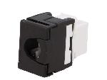 Cable - Connectique Pour Peripherique Connecteur RJ45 femelle Cat.6 - Noir