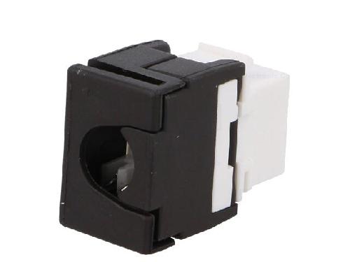 Cable - Connectique Pour Peripherique Connecteur RJ45 femelle Cat.6 - Noir