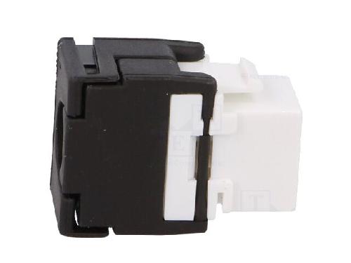 Cable - Connectique Pour Peripherique Connecteur RJ45 femelle Cat.6 - Noir