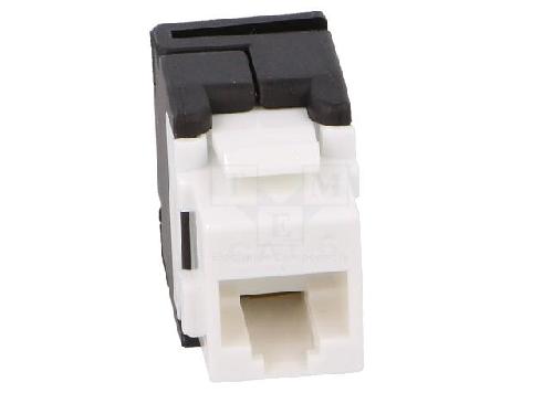 Cable - Connectique Pour Peripherique Connecteur RJ45 femelle Cat.6 - Noir
