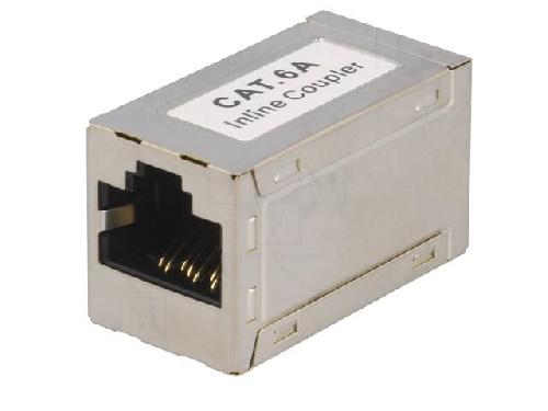 Cable - Connectique Pour Peripherique Connecteur RJ45 femelle x2 - metallise