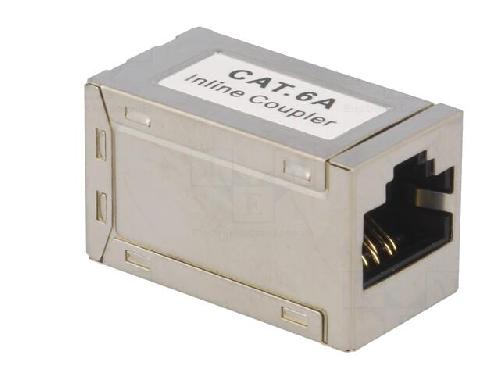 Cable - Connectique Pour Peripherique Connecteur RJ45 femelle x2 - metallise