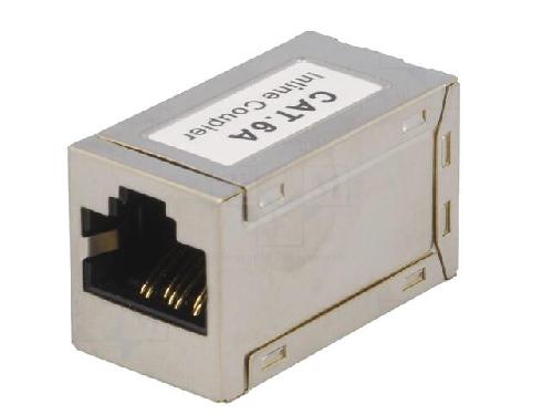 Cable - Connectique Pour Peripherique Connecteur RJ45 femelle x2 - metallise