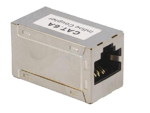 Cable - Connectique Pour Peripherique Connecteur RJ45 femelle x2 - metallise