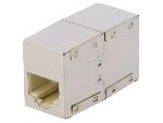 Cable - Connectique Pour Peripherique Connecteur RJ45 femelle x2 - Metallise