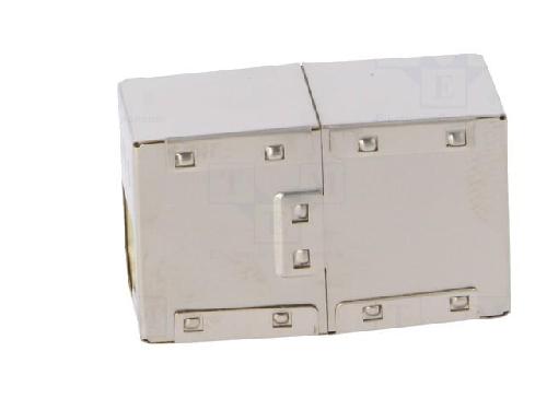 Cable - Connectique Pour Peripherique Connecteur RJ45 femelle x2 - Metallise