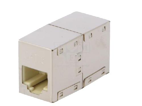 Cable - Connectique Pour Peripherique Connecteur RJ45 femelle x2 - Metallise