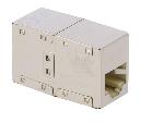 Cable - Connectique Pour Peripherique Connecteur RJ45 femelle x2 - Metallise