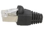 Cable - Connectique Pour Peripherique Connecteur RJ45 male Cat.5e avec protection - Noir