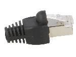 Cable - Connectique Pour Peripherique Connecteur RJ45 male Cat.5e avec protection - Noir