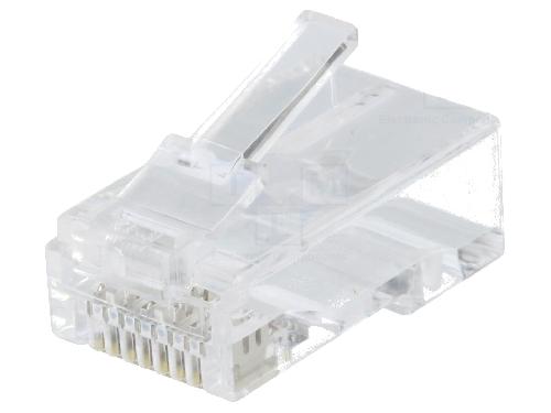Cable - Connectique Pour Peripherique Connecteur RJ45 male Cat.6a - Blanc