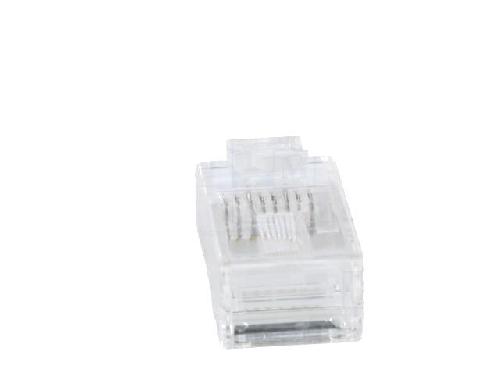 Cable - Connectique Pour Peripherique Connecteur RJ45 male Cat.6a - Blanc