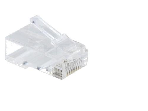 Cable - Connectique Pour Peripherique Connecteur RJ45 male Cat.6a - Blanc