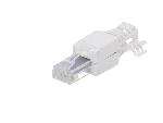 Cable - Connectique Pour Peripherique Connecteur RJ45 male Cat.6a - Blanc