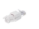 Cable - Connectique Pour Peripherique Connecteur RJ45 male Cat.6a - Blanc