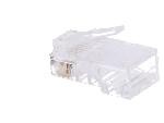 Cable - Connectique Pour Peripherique Connecteur RJ45 male Prise modulaire pour cable telephonique plat