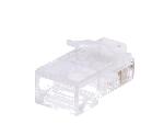 Cable - Connectique Pour Peripherique Connecteur RJ45 male Prise modulaire pour cable telephonique plat