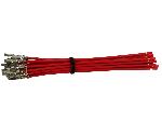 Fiche ISO Universelles Connecteur terminal Molex Mini Fit-f- avec cable de 10 cm rouge