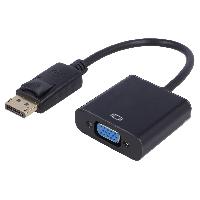Connectique - Alimentation Adaptateur D-Sub HD femelle vers DisplayPort male 0.15m noir