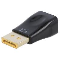 Connectique - Alimentation Adaptateur DisplayPort 1.1a prise male D-Sub 15pin HD femelle Full HD - noir