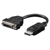 Connectique - Alimentation Adaptateur DisplayPort male vers DVI-D femelle 0.2m noir