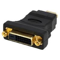 Connectique - Alimentation Adaptateur DVI-D -24-1- femelle HDMI prise male - noir