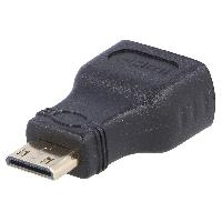 Connectique - Alimentation Adaptateur HDMI 1.4 femelle vers mini HDMI male noir