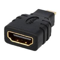 Connectique - Alimentation Adaptateur HDMI femelle micro HDMI prise male - Noir