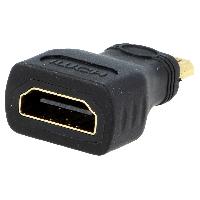 Connectique - Alimentation Adaptateur HDMI femelle vers mini HDMI male noir