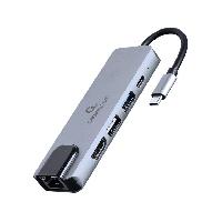 Connectique - Alimentation Adaptateur USB 3.1 UHD 4K 0.12m Gris