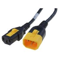 Connectique - Alimentation Cable C13 femelle vers C14 mal 1.2m avec blocage