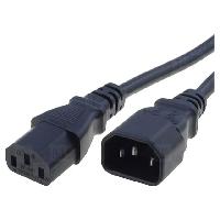 Connectique - Alimentation Cable C13 femelle vers C14 mal 2m