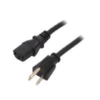 Connectique - Alimentation Cable C13 femelle vers NEMA 5-15 2.5m