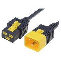 Connectique - Alimentation Cable C19 femelle vers C20 mal 2m avec blocage