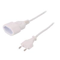 Connectique - Alimentation Cable d'extension d'alimentation blanc - 1m