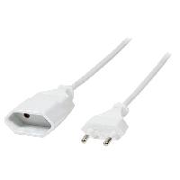 Connectique - Alimentation Cable d'extension d'alimentation blanc- 3m