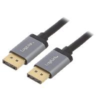 Connectique - Alimentation Cable de connexion DisplayPort 4K DP male a DP male 1m - Noir Connectique - Alimentation Cable de connexion DisplayPort 4K DP male a DP male 1m - Noir