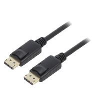 Connectique - Alimentation Cable de connexion DisplayPort 4K male vers DP male 1m - Noir