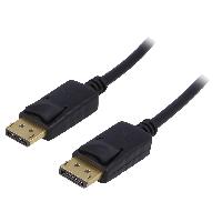 Connectique - Alimentation Cable DisplayPort 1.2 male des deux cotes 1.8m noir Connectique - Alimentation Cable DisplayPort 1.2 male des deux cotes 1.8m noir