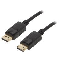 Connectique - Alimentation Cable DisplayPort 1.2 male des deux cotes 10m - noir Connectique - Alimentation Cable DisplayPort 1.2 male des deux cotes 10m - noir