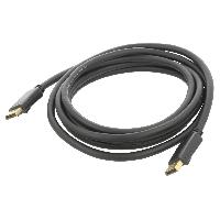 Connectique - Alimentation Cable DisplayPort 1.2 male des deux cotes 3m noir Connectique - Alimentation Cable DisplayPort 1.2 male des deux cotes 3m noir
