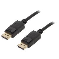 Connectique - Alimentation Cable DisplayPort 1.2 male des deux cotes 5m noir Connectique - Alimentation Cable DisplayPort 1.2 male des deux cotes 5m noir